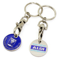 Porte-clés porte-monnaie en métal avec logo personnalisé